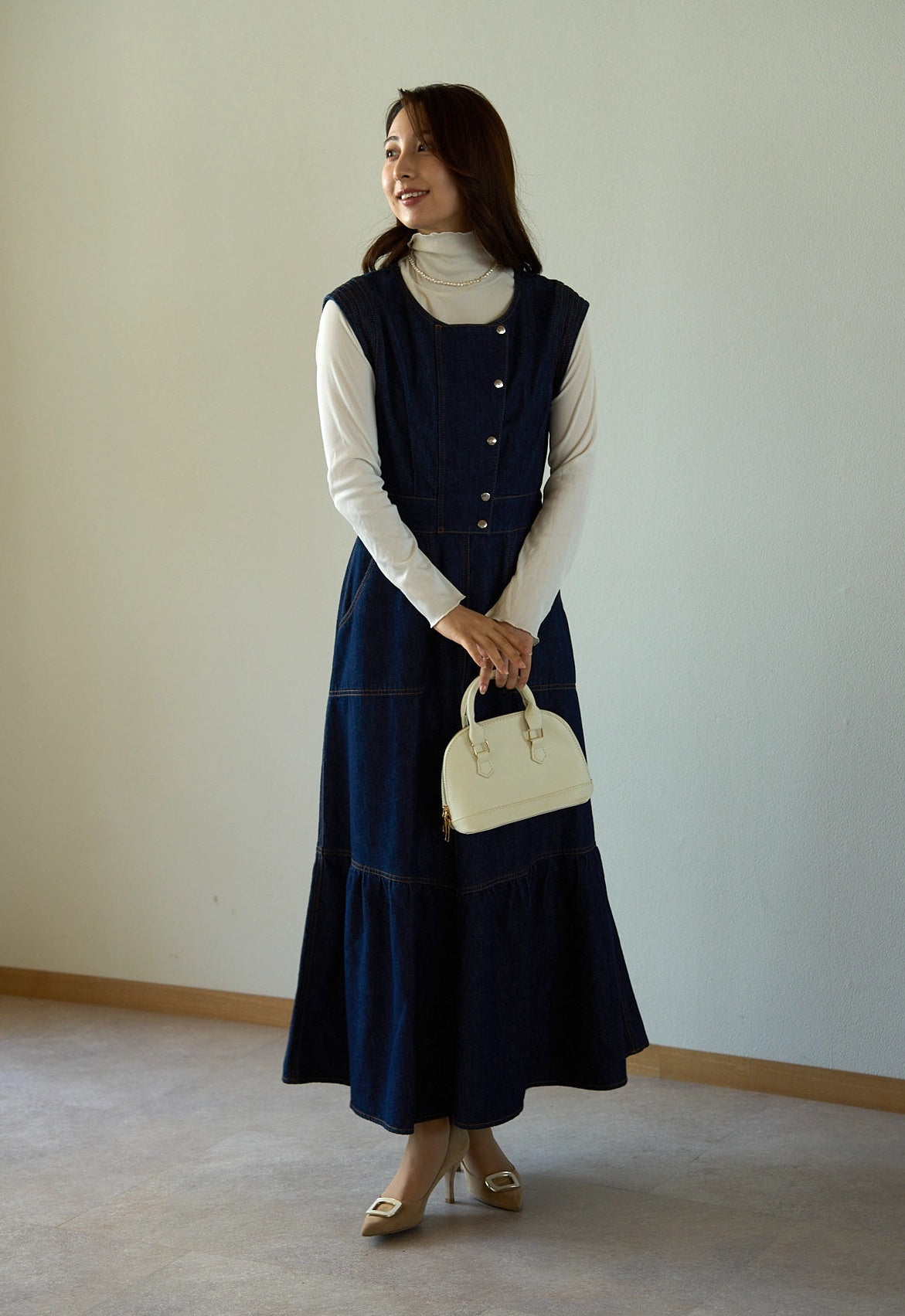 micofill デニムジャンスカ【2024/7月クールドラマ着用商品】