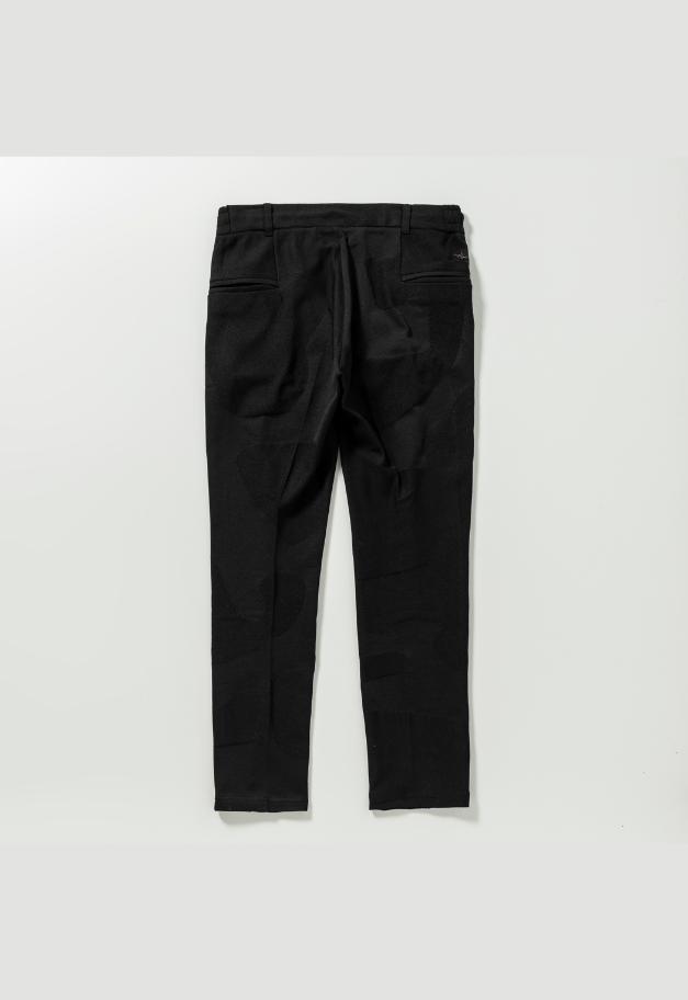 1PIU1UGUALE3 RELAX BIG CAMO JACQUARD SLACKS