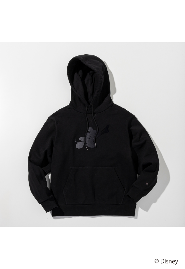 1PIU1UGUALE3 RELAX【MICKEY】 GRADIENT EMBROIDERED HOODIE