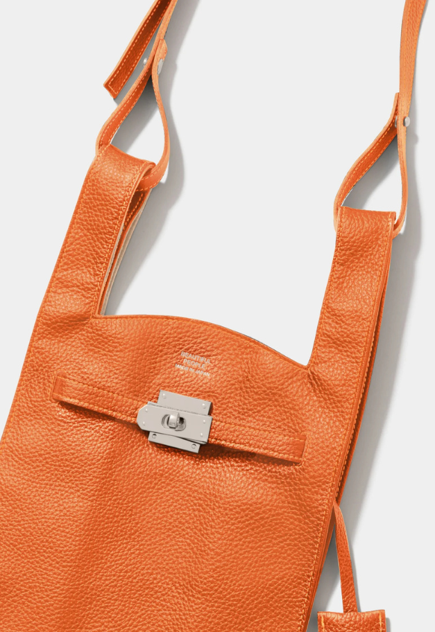 beautiful people market shoulder bag in shrink leather