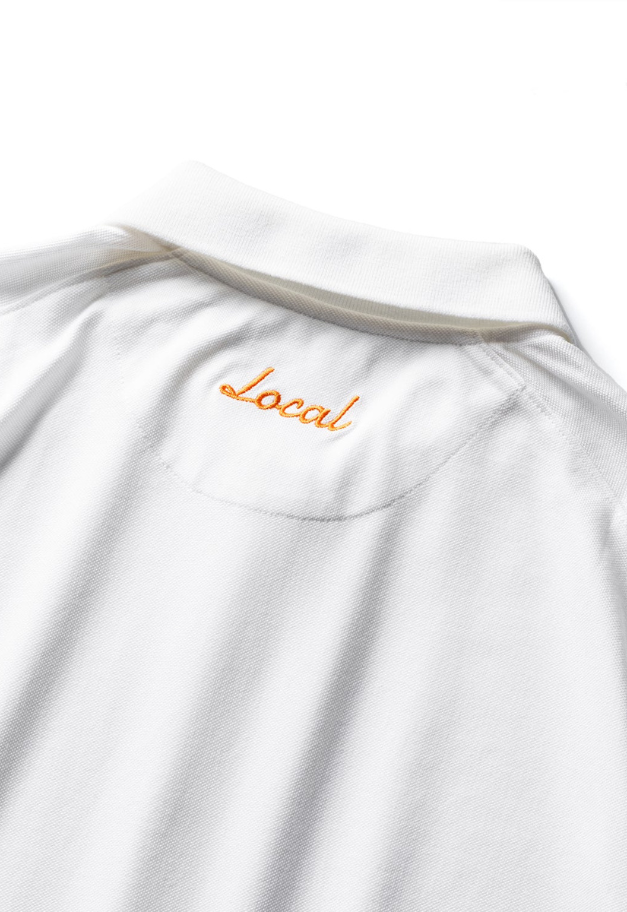 Local GOLF Basic Short S/S POLO【WHITE】
