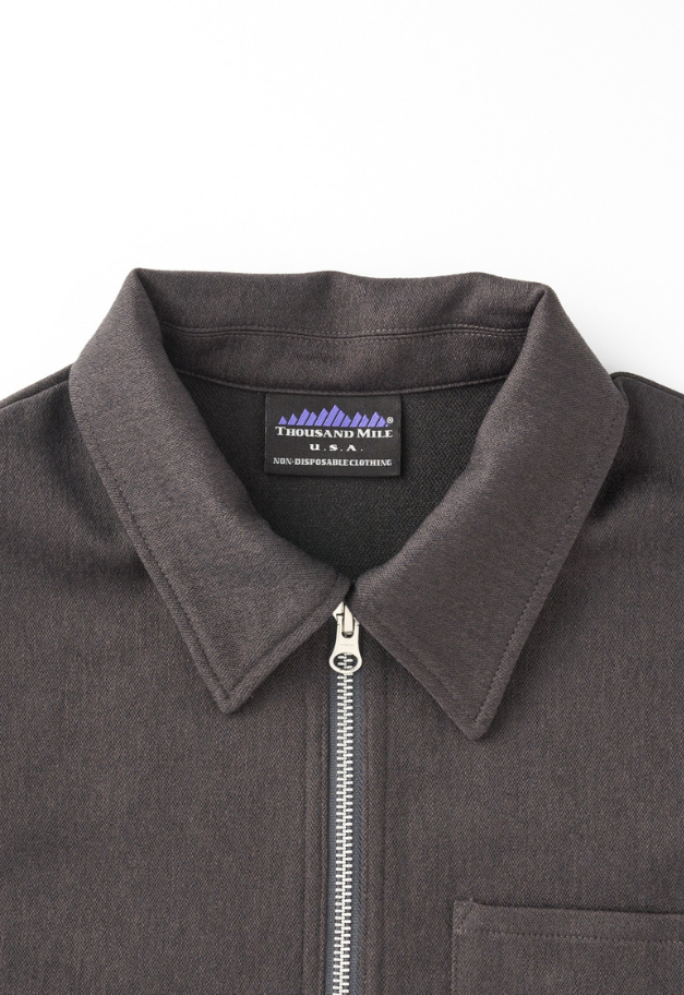 THOUSANDMILE WOOL LIKE HALF ZIP OP