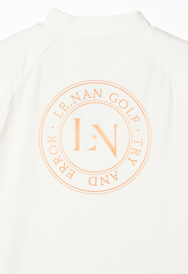 LE.NAN Logo Tape Mock-neck【UNISEX】