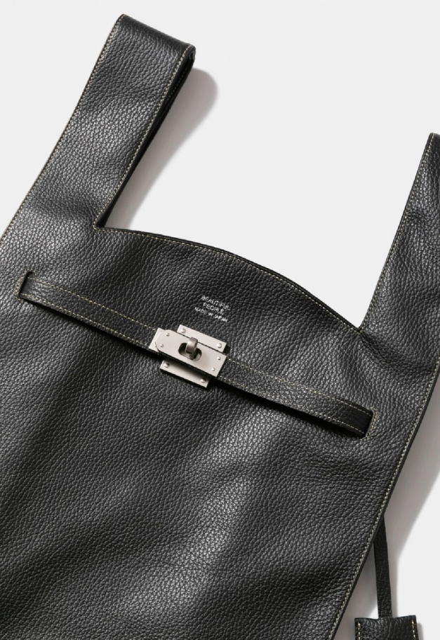 beautiful people large market bag in shrink leather