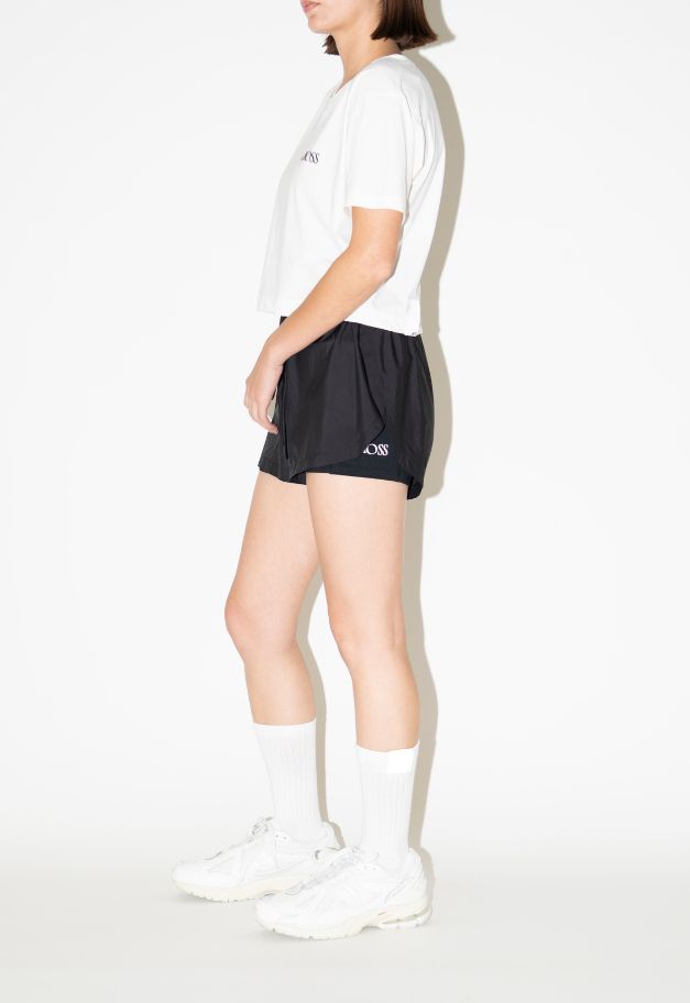 &MOSS 【クーポン割引】SMOOTH TOUCH CROPPED T-SHIRTS