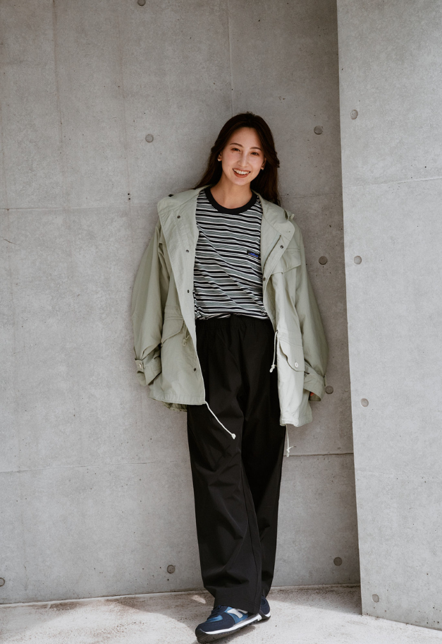 ARMY TWILL Nylon OX Hooded Coat