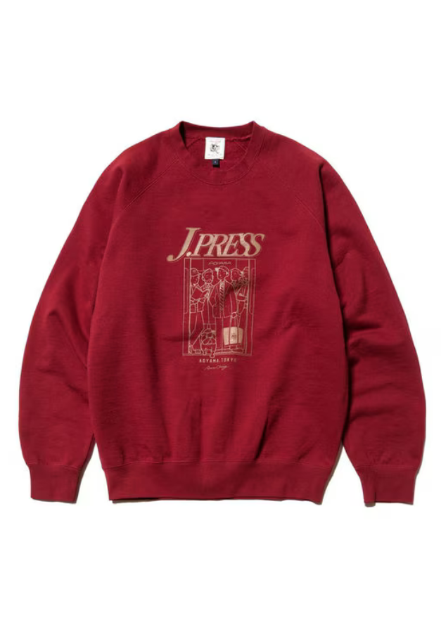 J.PRESS【AaronChang/UNISEX】ILLUST-SWEAT【9/26- 順次発送】
