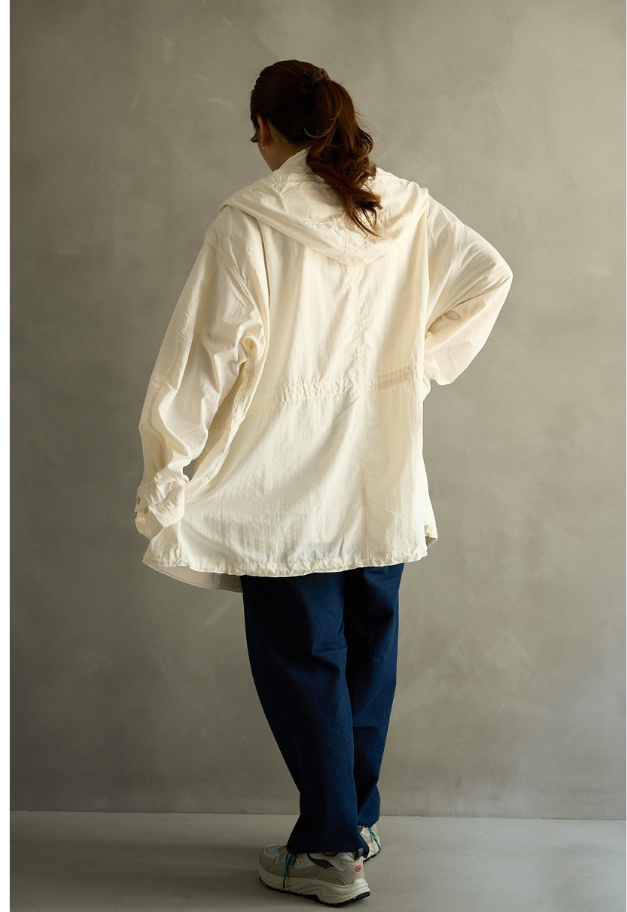 ARMY TWILL Nylon OX Hooded Coat