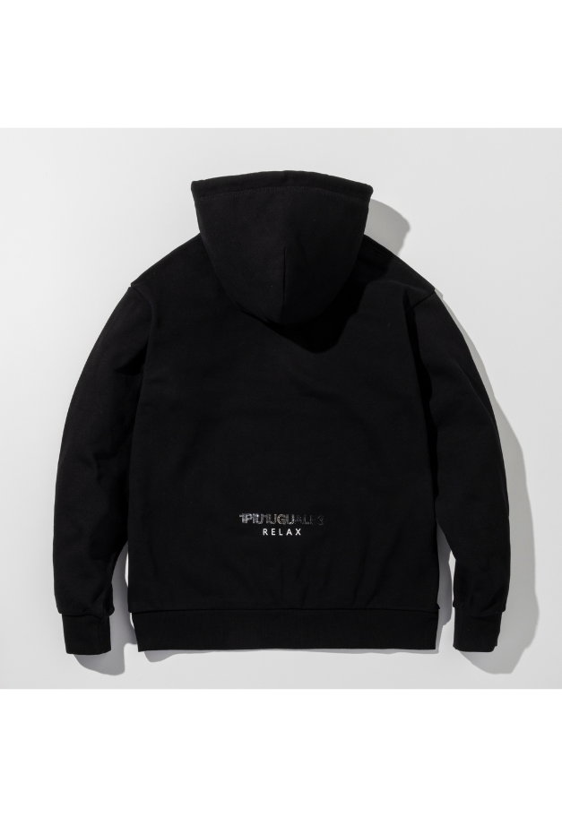 1PIU1UGUALE3 RELAX【MICKEY】 GRADIENT RHINESTONE HOODIE