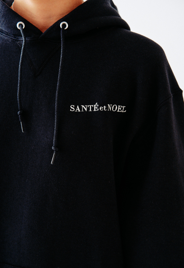【別注 SANTÉ et NOEL限定/RESTOCK】RUSSELL ATHLETIC ロゴ刺繍スウェットフーディ