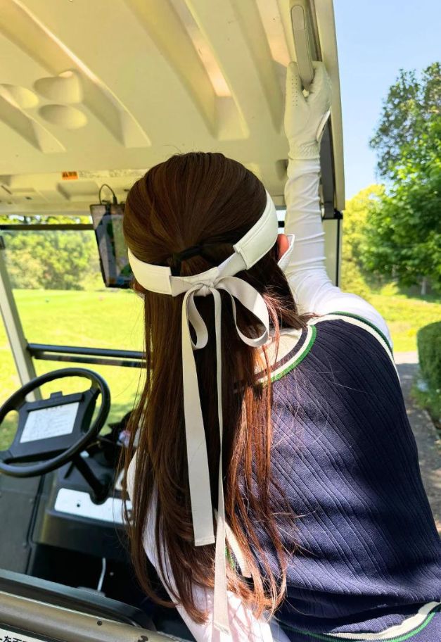 LE.NAN Logo ribbon sunvisor