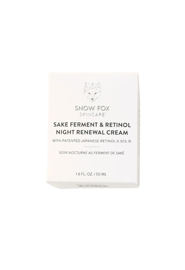 SNOW FOX SKINCARE SAKE ナイトクリーム (50ml/日本製レチノール配合)