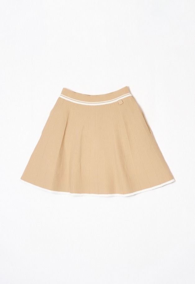LE.NAN Urban Knit Flare Skirt
