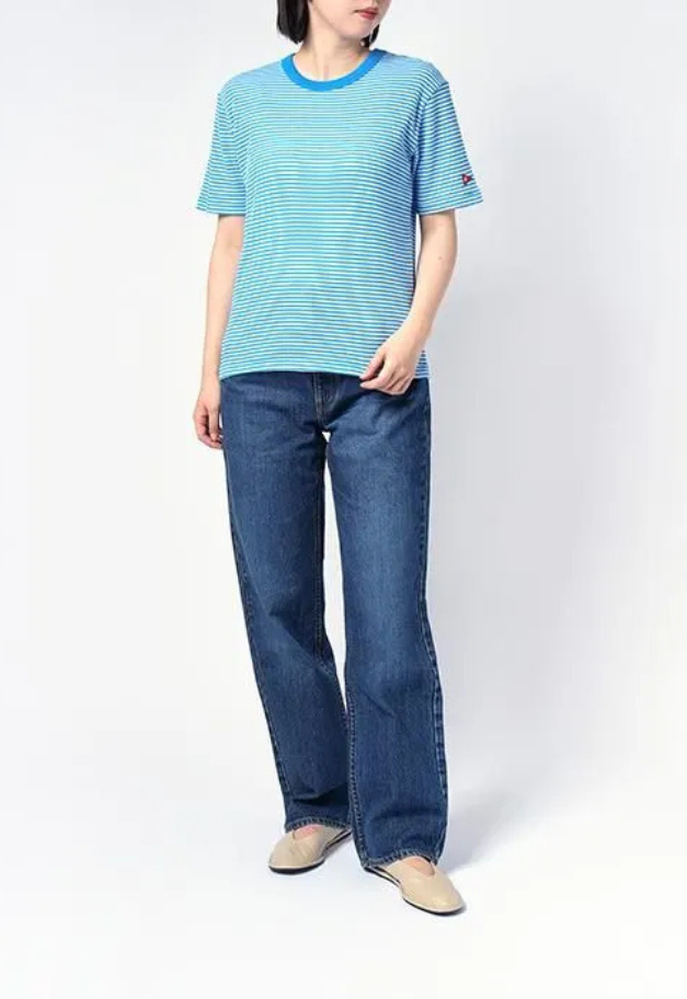 Healthknit Multi Border Waffle Crew