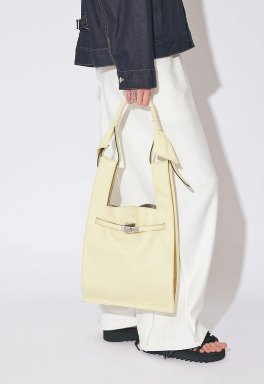 beautiful people large market bag in shrink leather