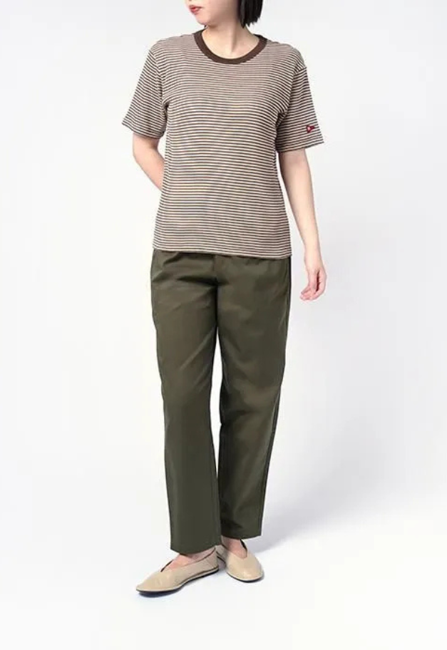 Healthknit Multi Border Waffle Crew