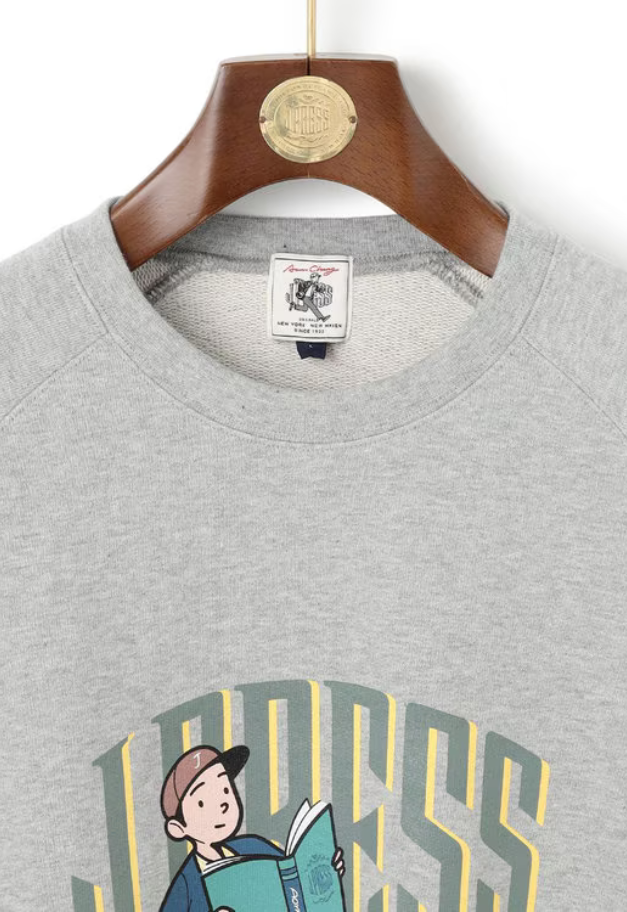 J.PRESS【AaronChang/UNISEX】ILLUST-SWEAT【9/26- 順次発送】