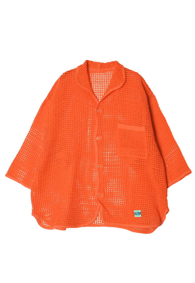 ARMY TWILL COTTON MESH SHIRT