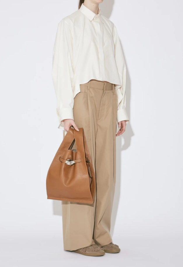 beautiful people large market bag in shrink leather