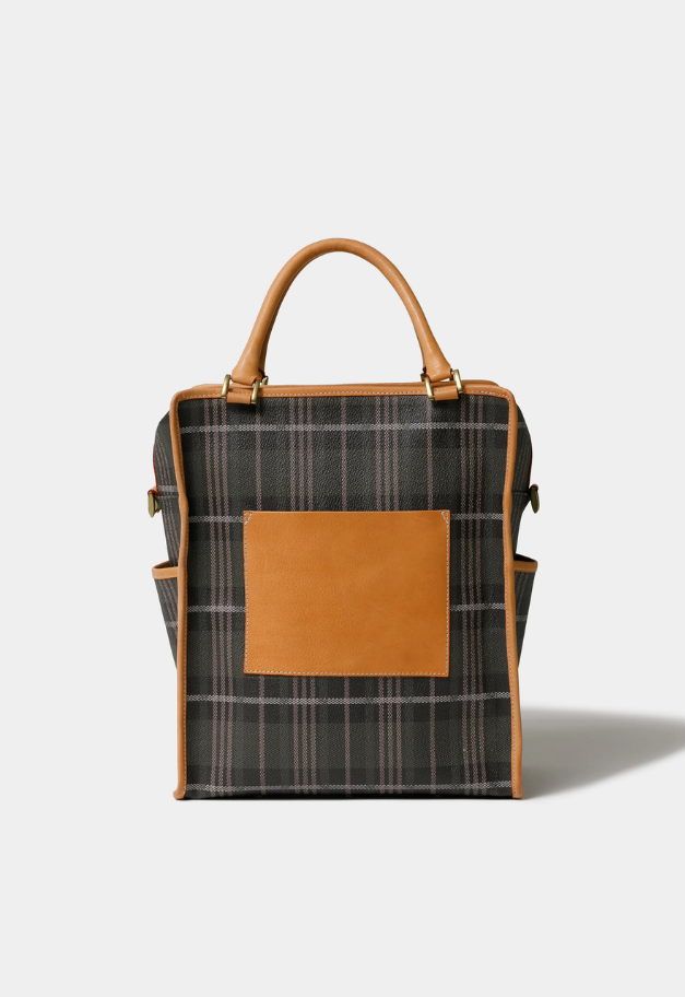beautiful people noble pop plaid tote bag【予約商品】