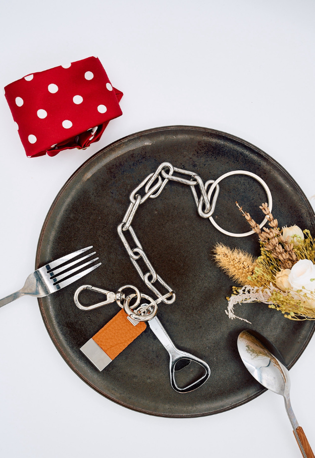 ITTI CRISTY POLICE CHAIN CHARM/DIPLO FJORD