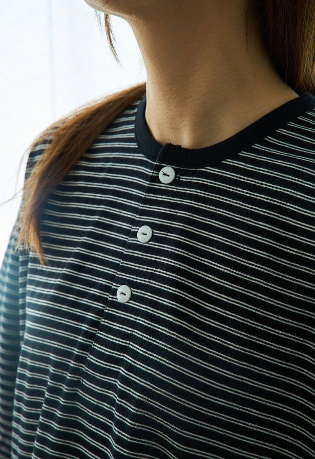 Healthknit Classic Border Jersey Henley