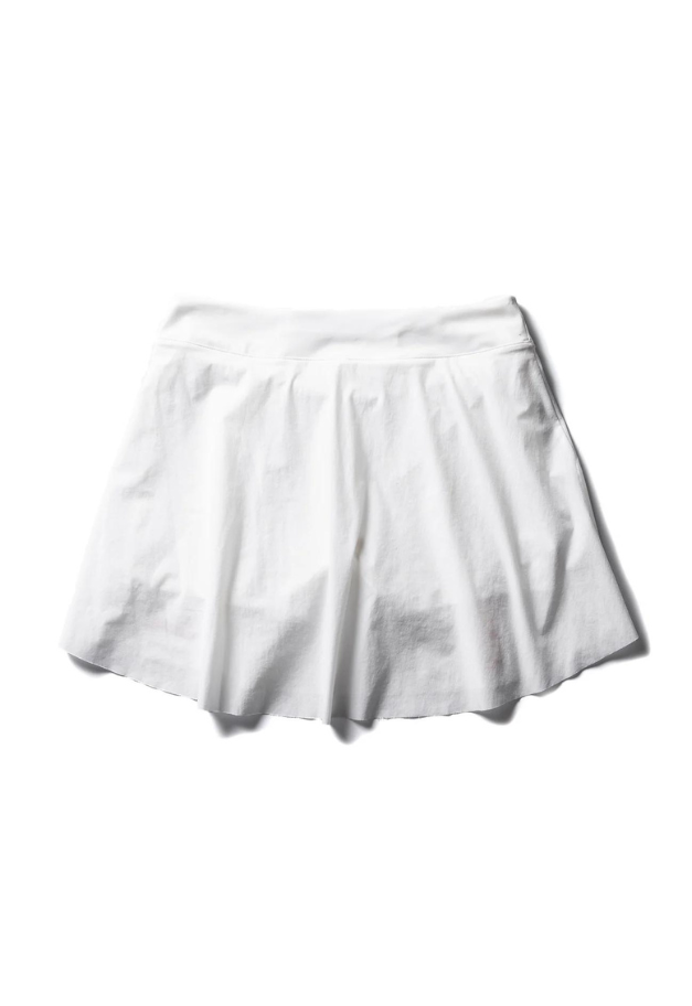 Local GOLF Stretch Nylon Golf SKIRT【WHITE】