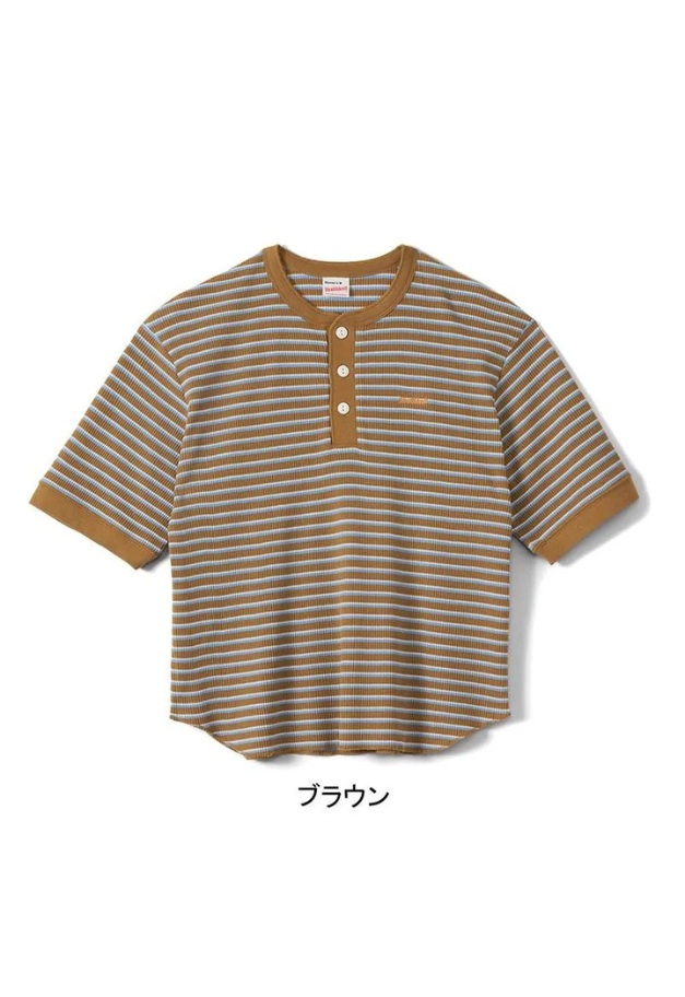 Healthknit Multi Waffle Henlyneck