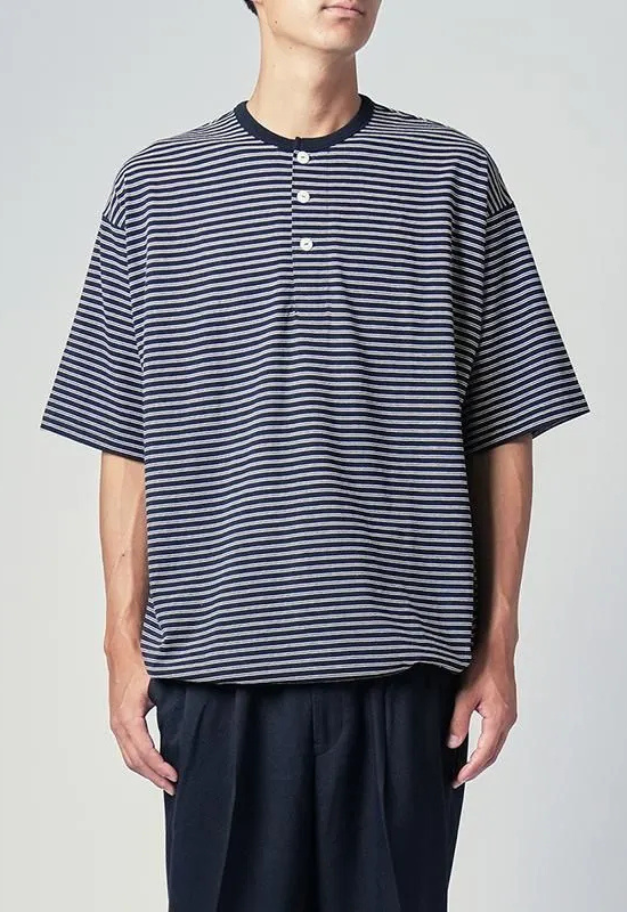 Healthknit Classic Border Jersey Henley