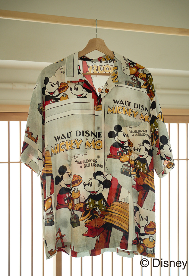 PORTER CLASSIC DISNEY COLLECTION ALOHA SHIRT【UNISEX】