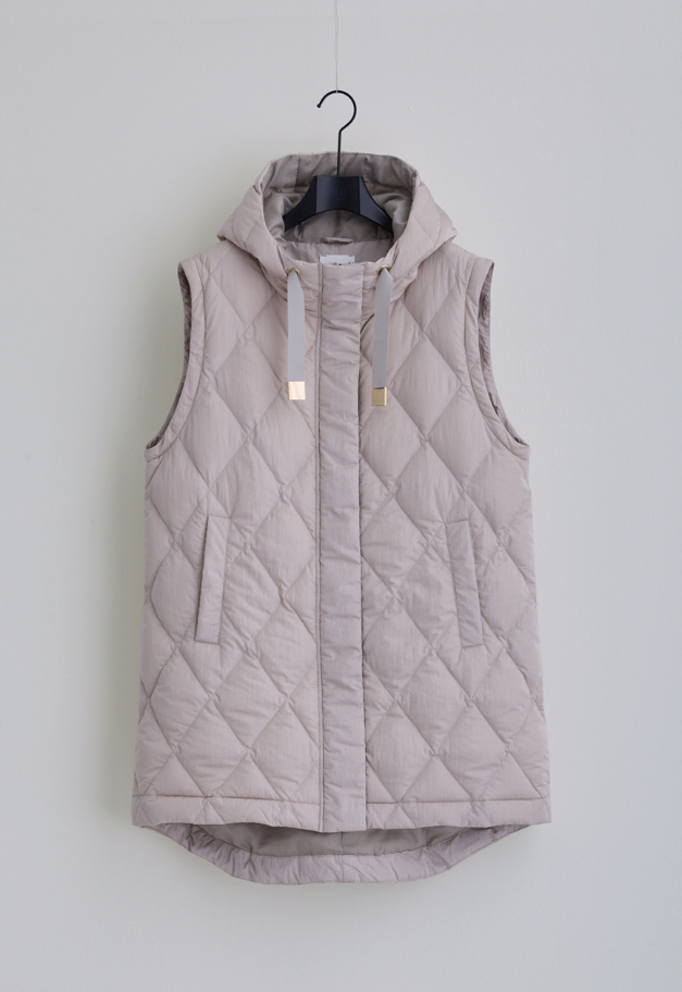 粧U-YOSOOU- 2way Quilted Hood Coat