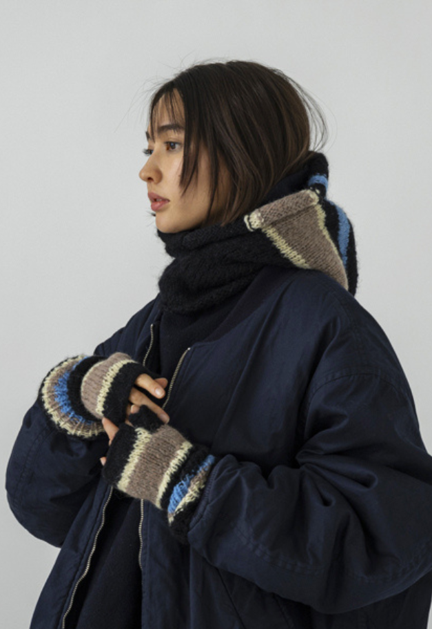 sublimeroe HAND KNIT LINE GLOVE