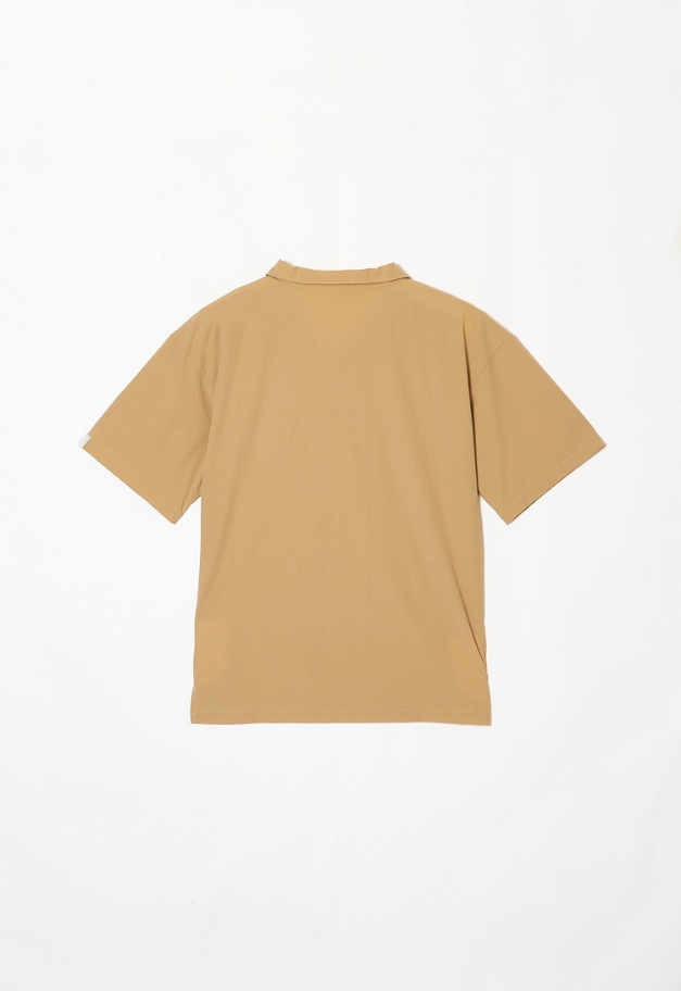 LE.NAN Mens Relax Open Collar Shirt