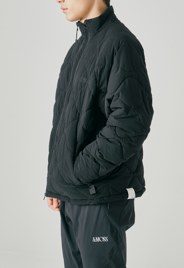 &MOSS 2WAY MATTE STRETCH QUILTED JACKET