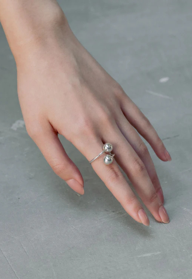 Scat "Ball" ring【SILVER】