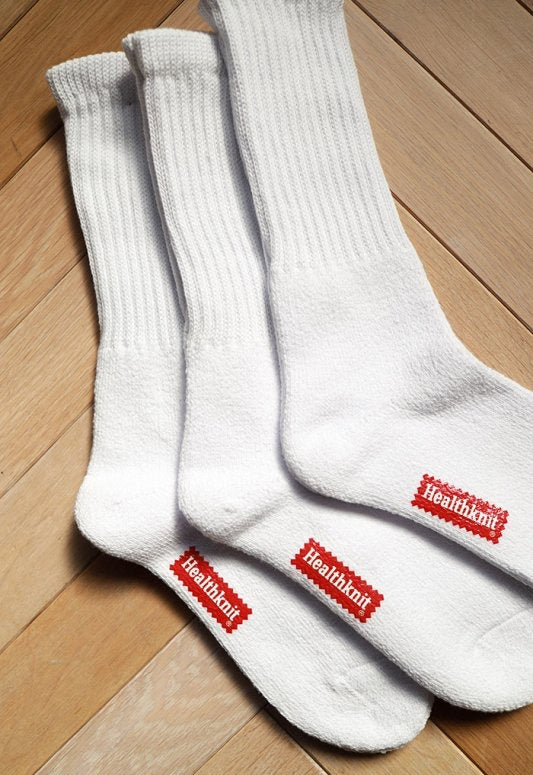 Healthknit 3P Socks White