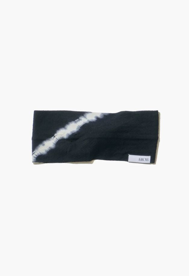 &MOSS TIEDYE WOOL JERSEY HEADBAND
