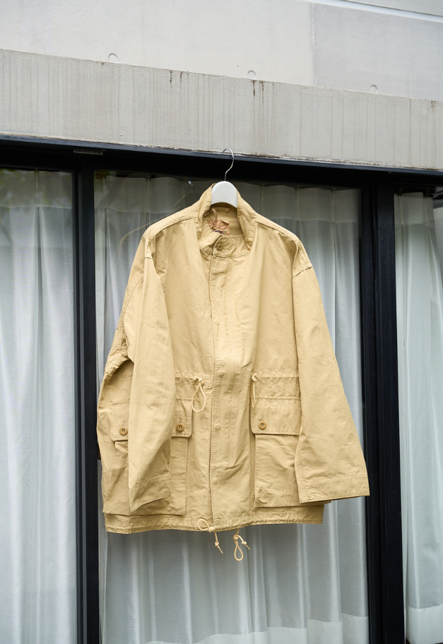 ARMY TWILL COTTON NYLON STAND COAT