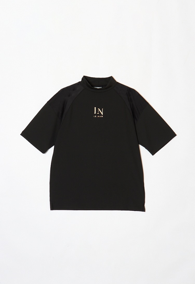 LE.NAN Logo Tape Mock-neck【UNISEX】