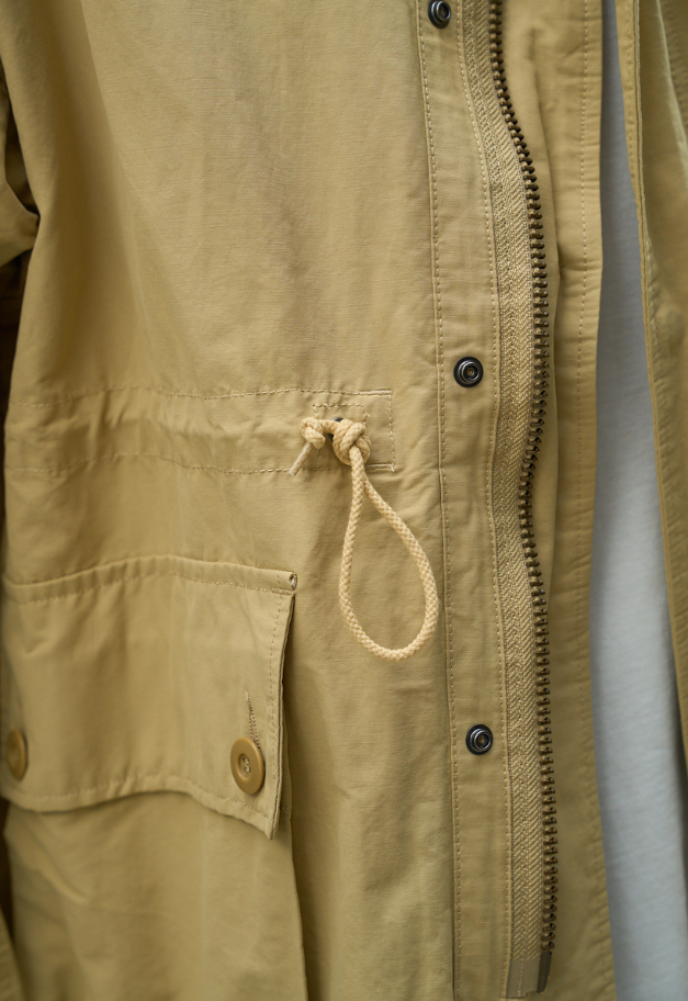 ARMY TWILL COTTON NYLON STAND COAT