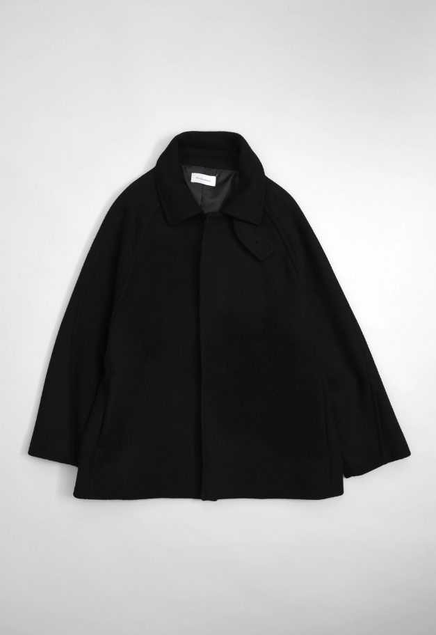 Nicolas Jenson LAMS WOOL MELTON RAGLAN CAR COAT