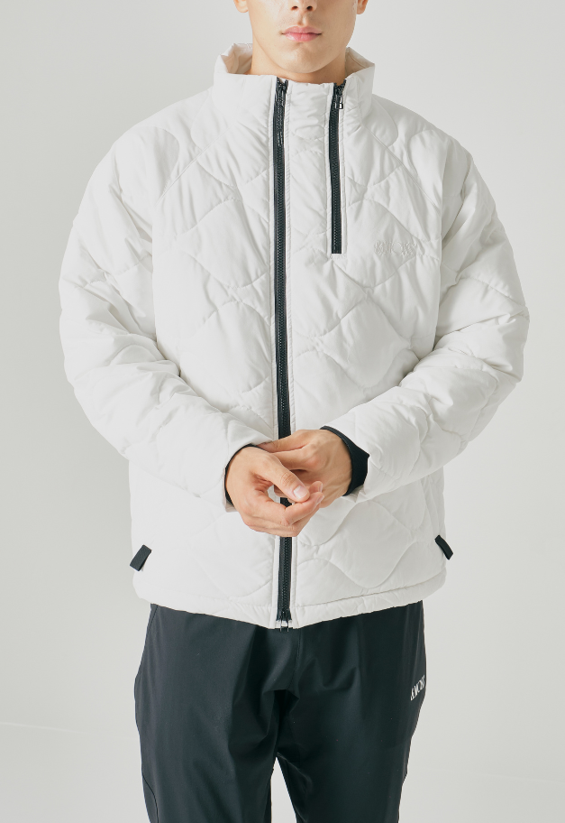 &MOSS 2WAY MATTE STRETCH QUILTED JACKET