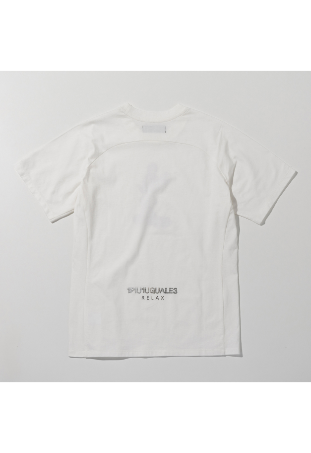 1PIU1UGUALE3 RELAX【MICKEY】 GRADIENT RHINESTONE T-SHIRT
