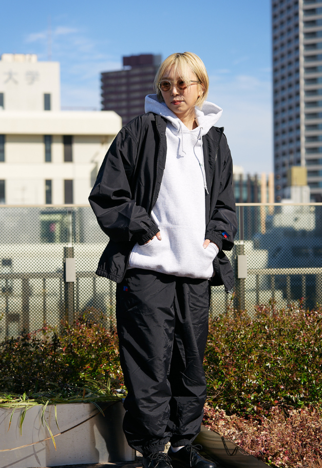 【別注 SANTÉ et NOEL限定/RESTOCK】RUSSELL ATHLETIC ロゴ刺繍スウェットフーディ