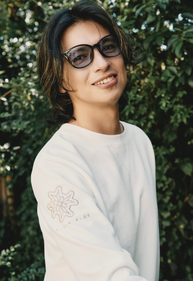 LE.NAN HEAVYWEIGHT CREW-NECK