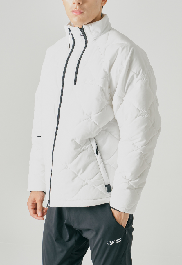 &MOSS 2WAY MATTE STRETCH QUILTED JACKET