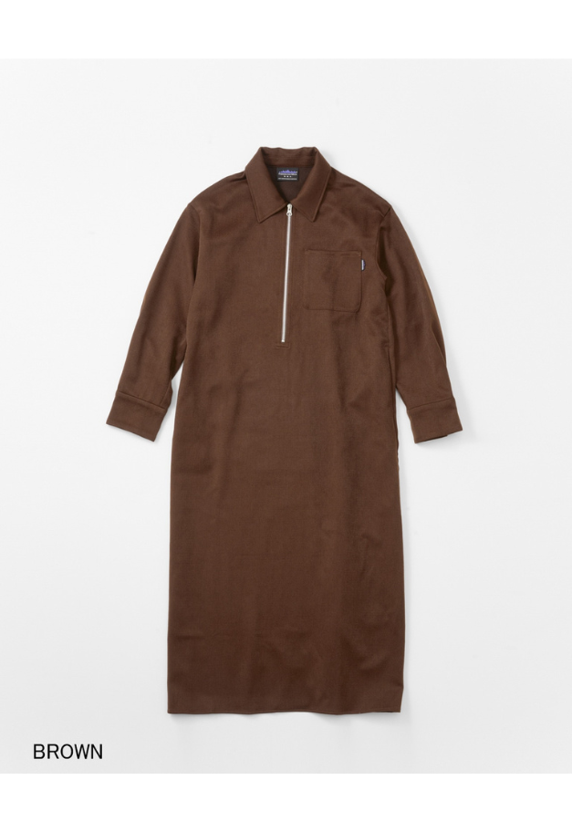 THOUSANDMILE WOOL LIKE HALF ZIP OP