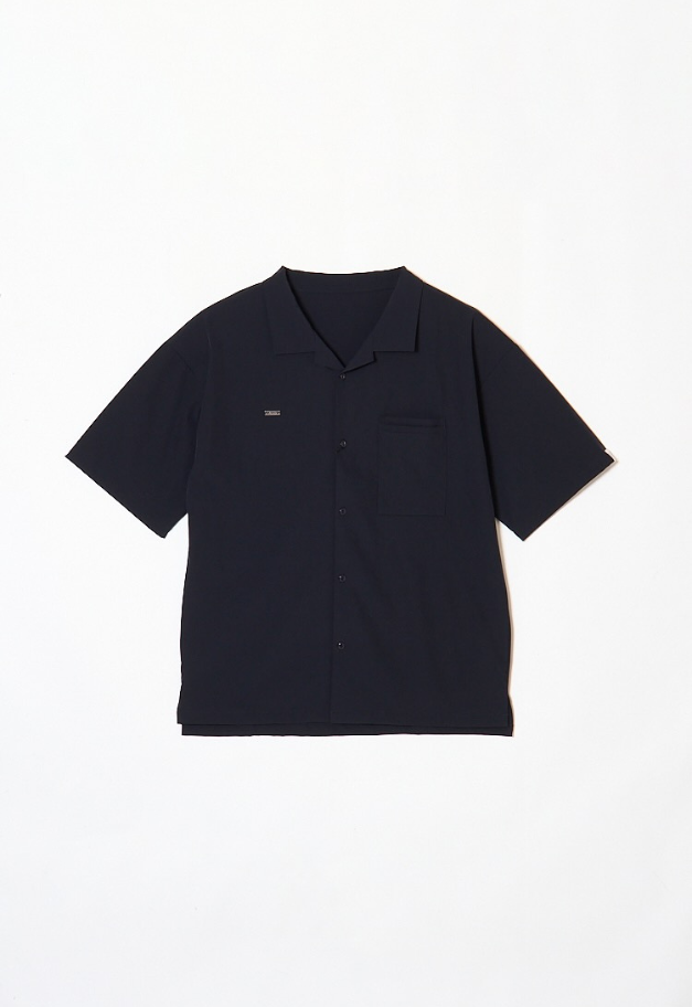 LE.NAN Mens Relax Open Collar Shirt