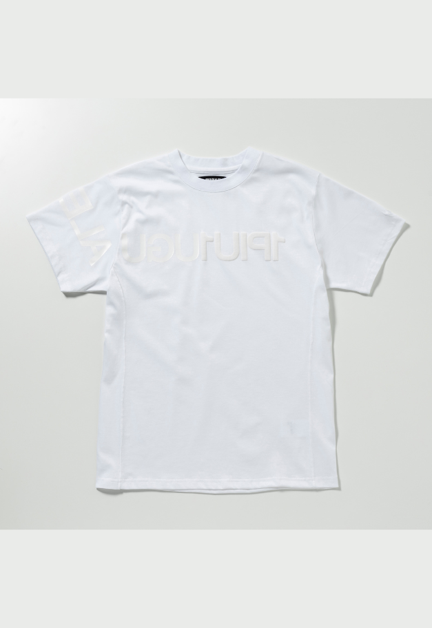 1PIU1UGUALE3 RELAX BIG LOGO INVERTED T-SHIRT