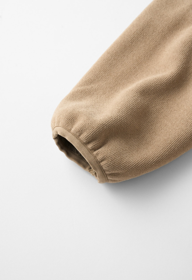 THOUSANDMILE KNIT FLEECE ZIP CARDIGAN